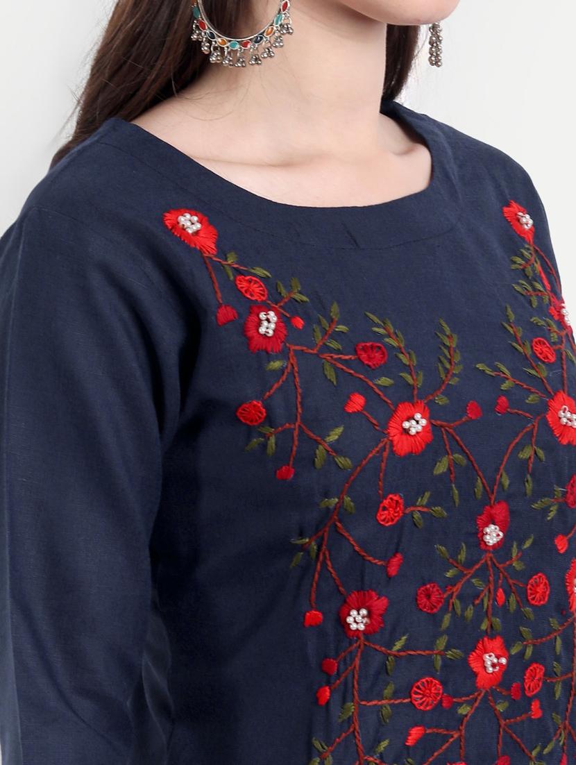 women's straight kurta - 19350378 - Standard Image - 4