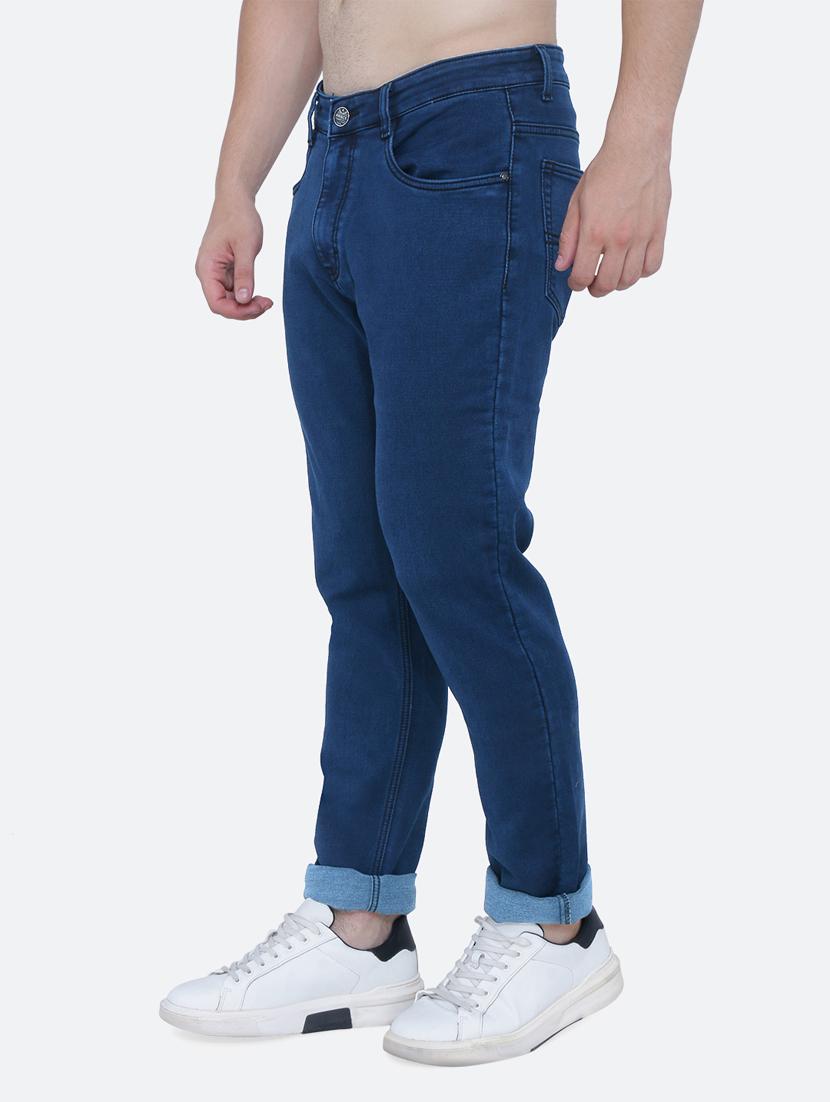 mens relaxed fit plain jeans - 19351929 - Standard Image - 2