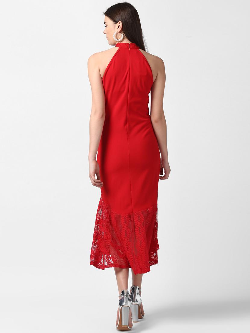 women's fit & flare midi dress - 19371338 - Zoom Image - 4