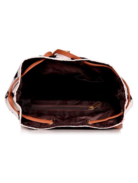 white canvas regular backpack - 19406493 - Standard Image - 2