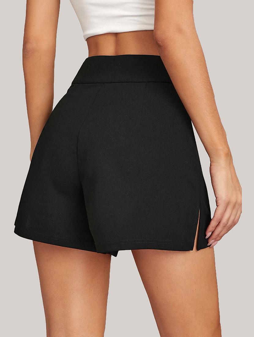 black solid short - 19407854 - Zoom Image - 2