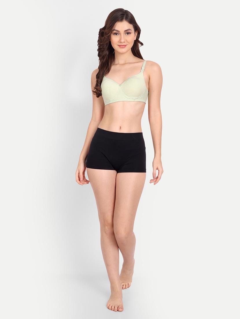 green cotton tshirt bra - 19408855 - Standard Image - 3