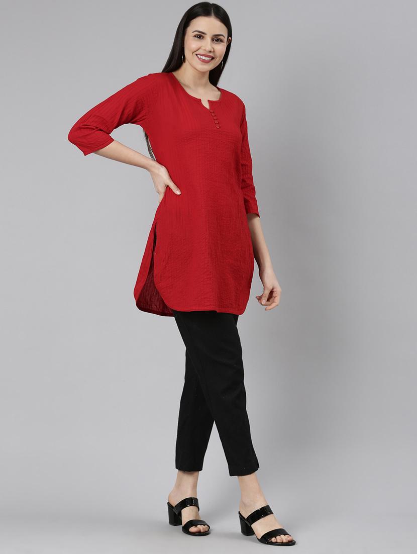 solids cotton tapered pant - 19415583 - Zoom Image - 3