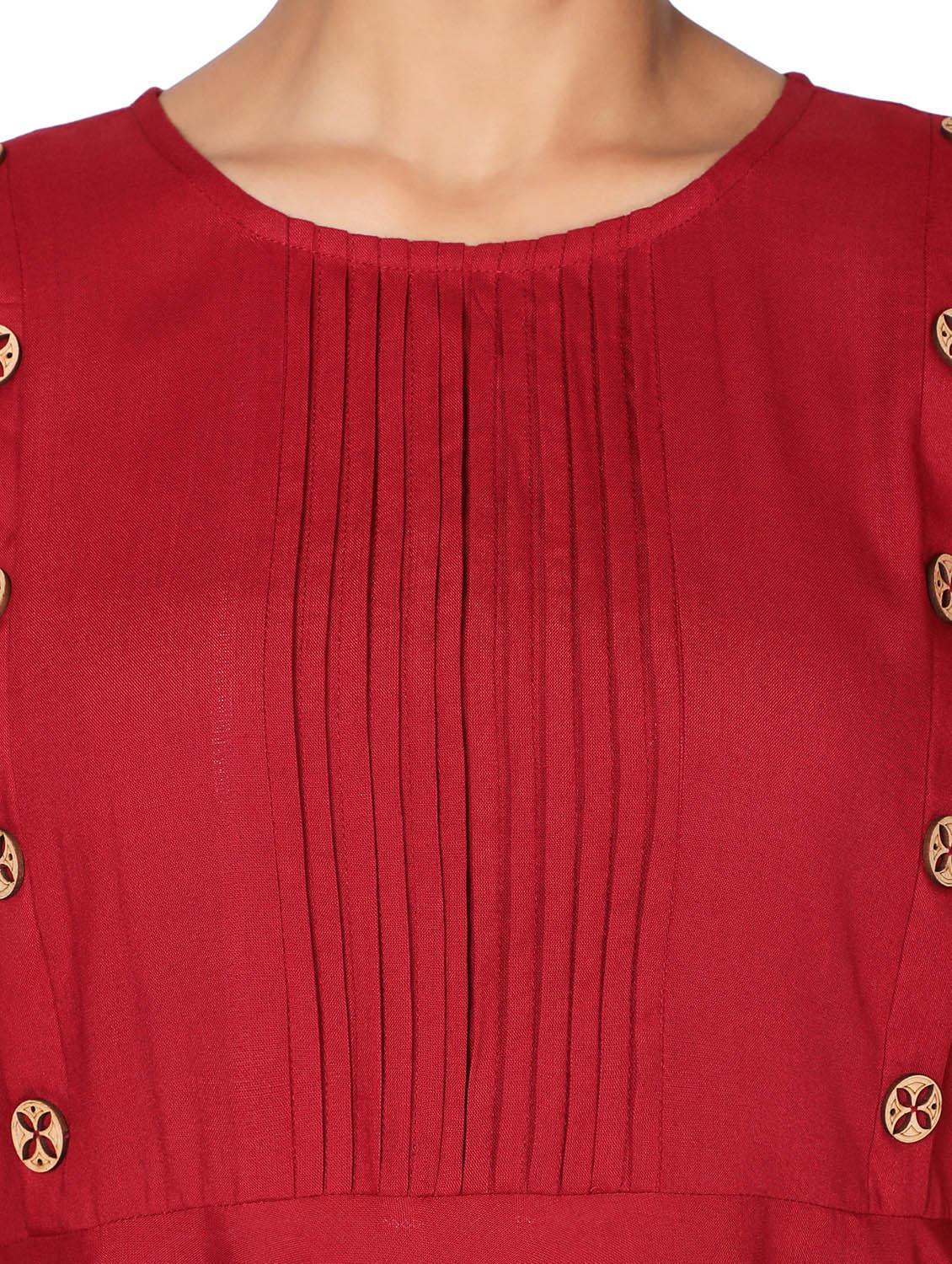 round neck asymmetric tunic - 19475186 - Zoom Image - 5