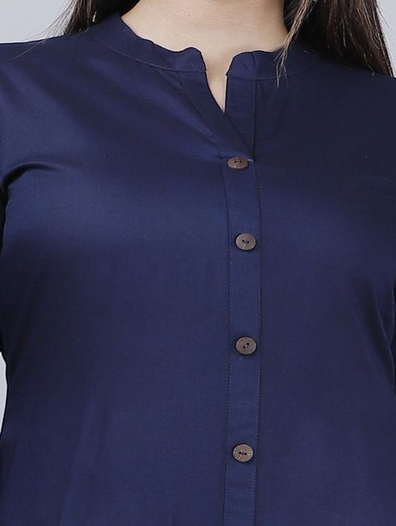women solid kurta palazzo set - 19481720 - Standard Image - 4