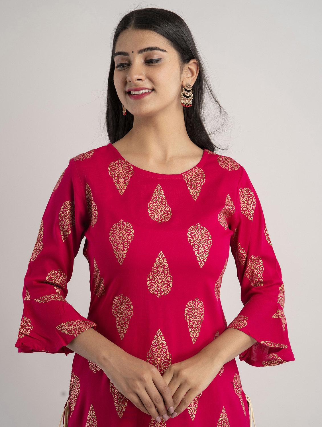 women's straight kurta - 19481940 - Zoom Image - 5