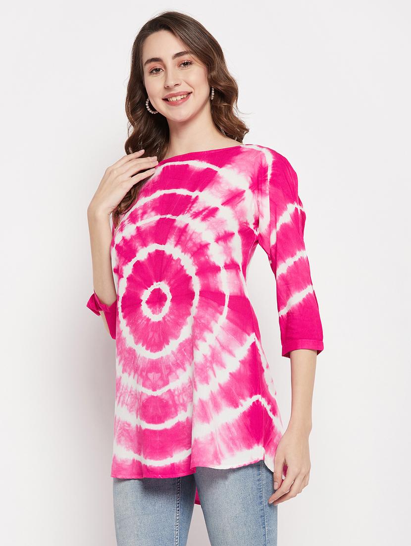 women tie dyed tunic - 19487549 - Zoom Image - 2