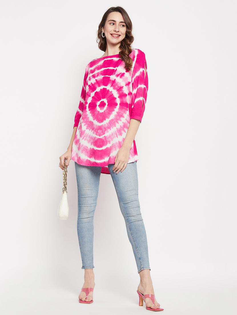 women tie dyed tunic - 19487549 - Zoom Image - 4