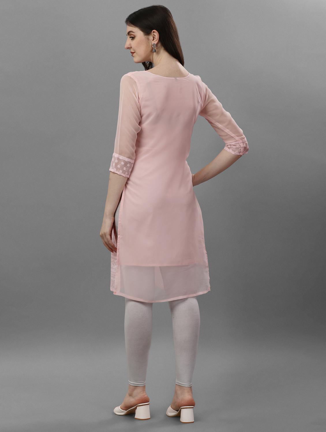 women's straight kurta - 19487726 - Standard Image - 2