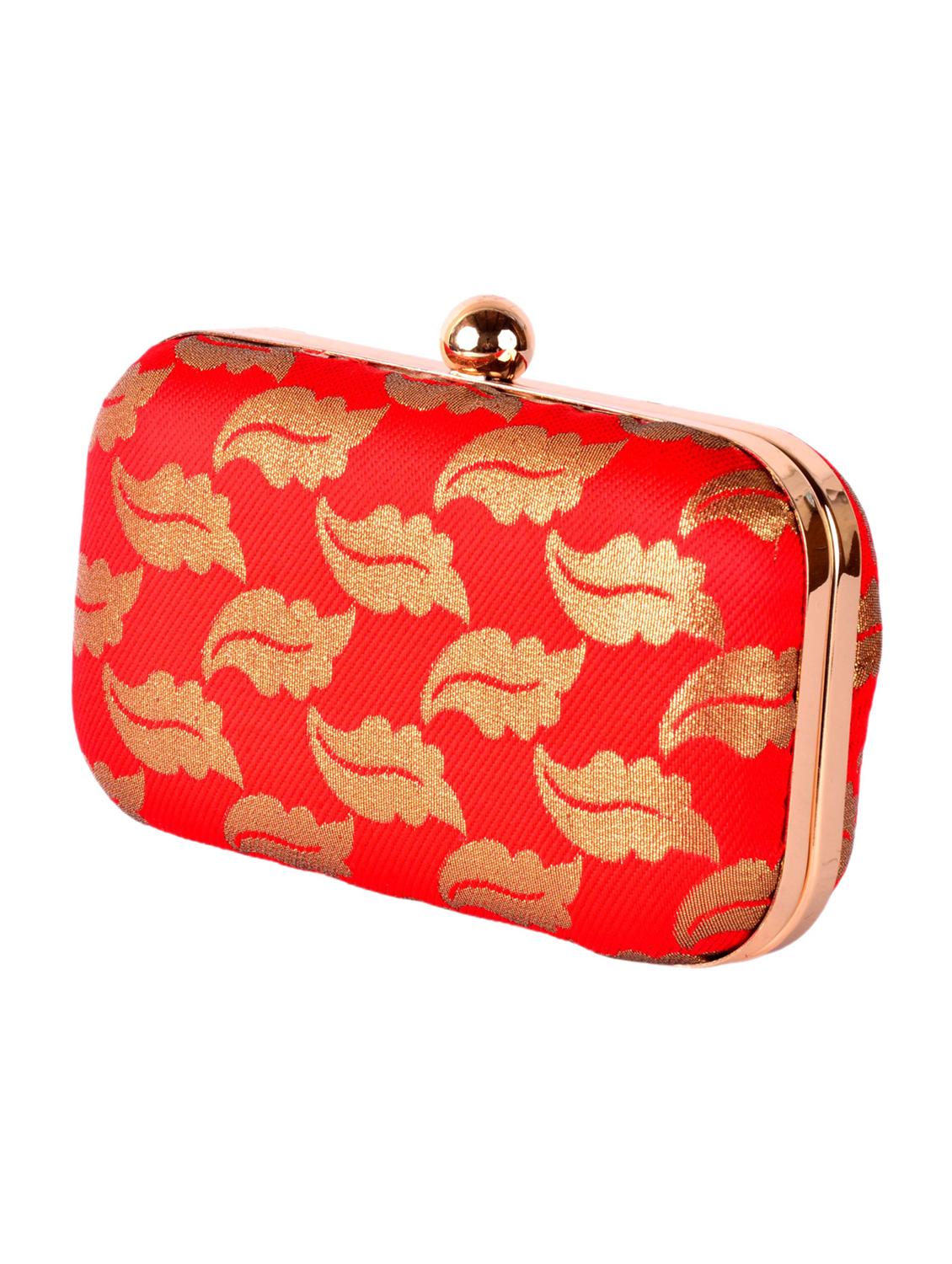 self design box clutch with detachable strap - 19489841 - Zoom Image - 3