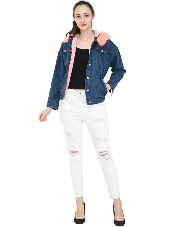 women hooded regular jacket - 19495221 - Zoom Image - 3