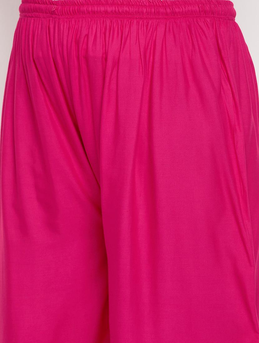 mid rise solid flared palazzo - 19578005 - Zoom Image - 5