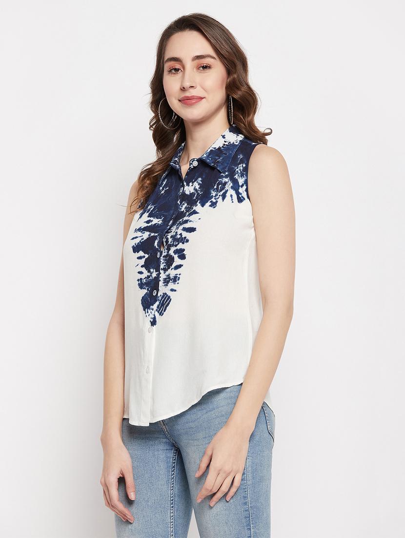 women tie dyed regular shirt - 19578168 - Zoom Image - 2