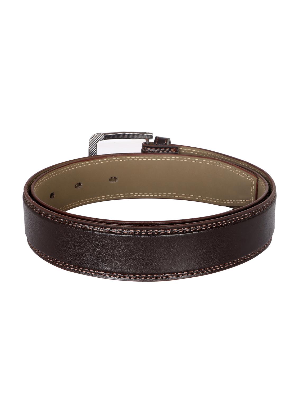 brown leatherette belt - 19690966 - Standard Image - 3