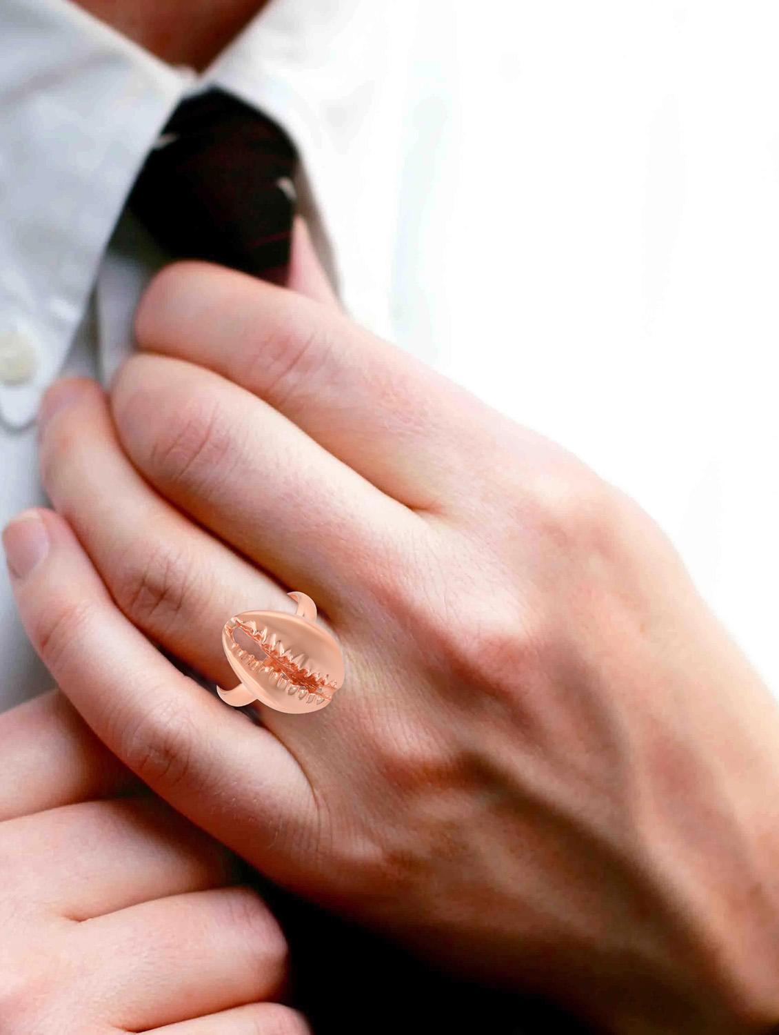 men's copper plated finger ring - 19691106 - Standard Image - 4