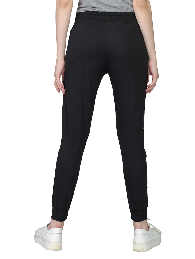 black cotton blend jeggings - 19694554 - Zoom Image - 3