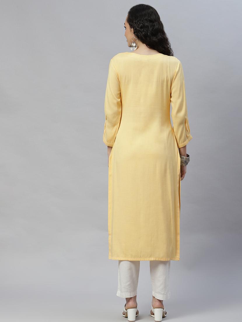 women's flared kurta - 19749018 - Zoom Image - 3