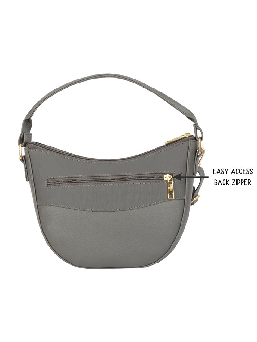 grey cotton polyester blend handbag - 19750688 - Zoom Image - 1
