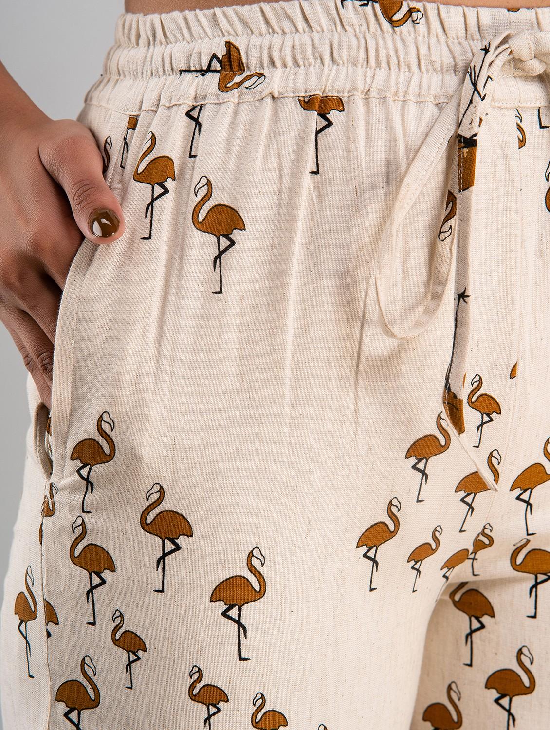 printed wide leg trouser - 19847191 - Zoom Image - 3