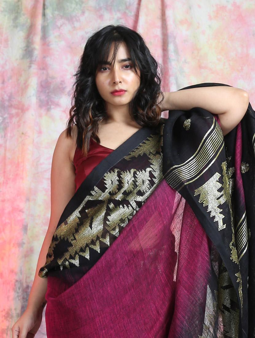 women self design woven saree - 19865988 - Zoom Image - 2