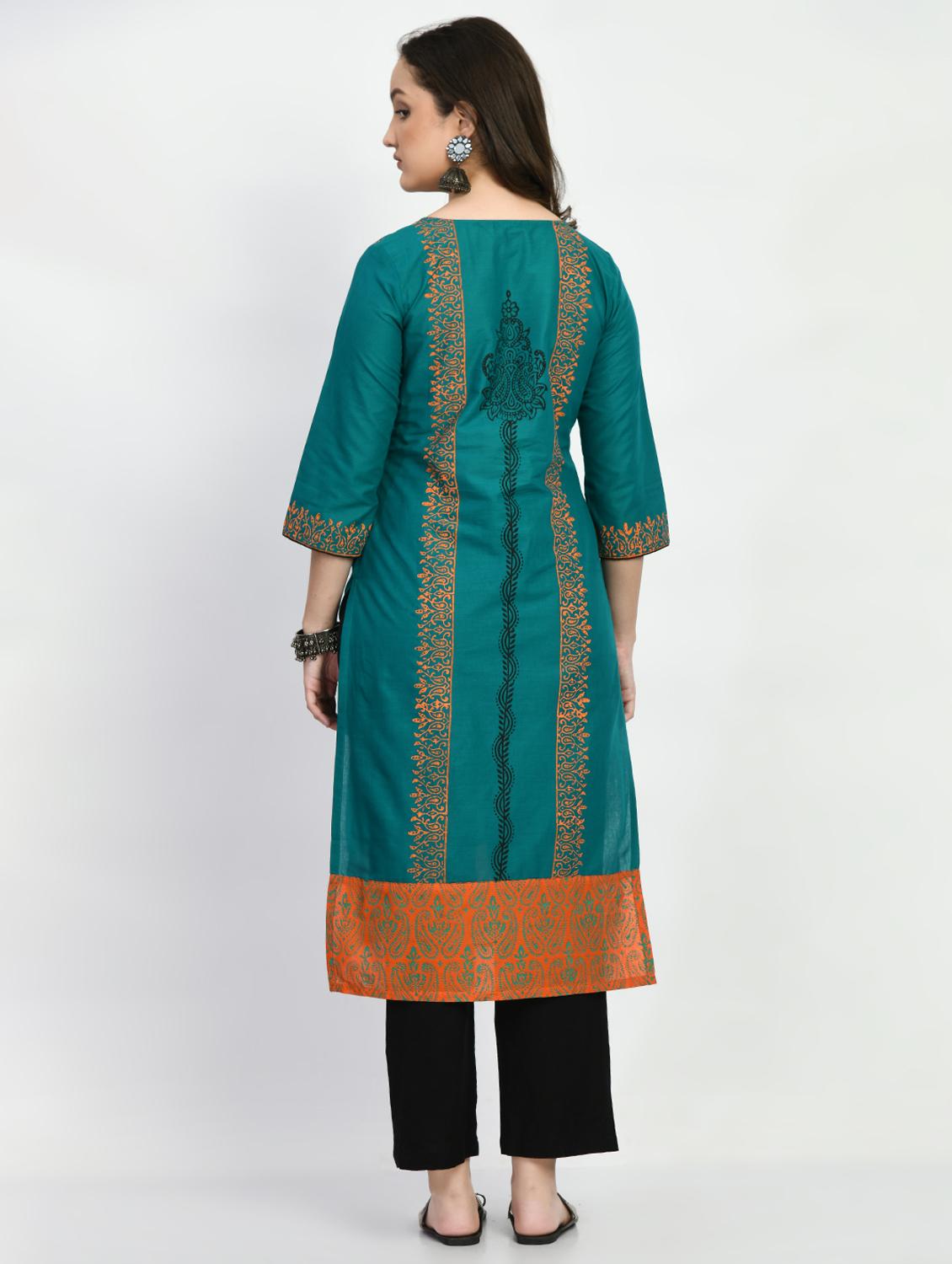 women's straight kurta - 19872875 - Zoom Image - 4