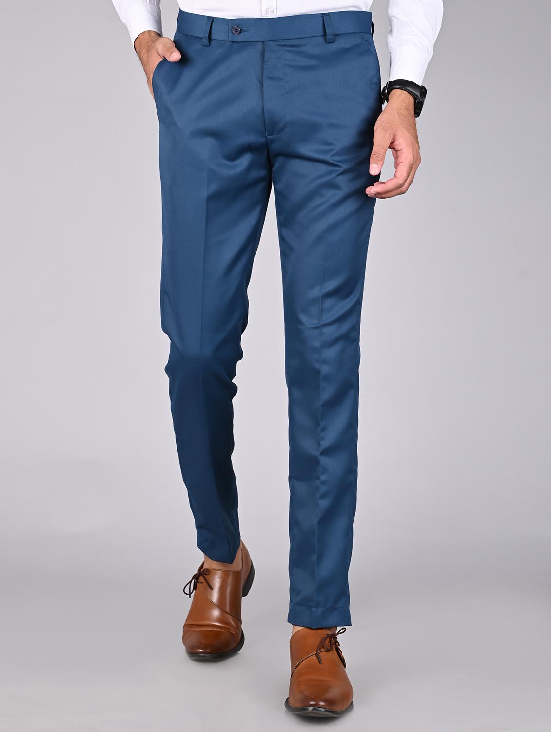 combo pack of 2 flat front trousers - 19872938 - Zoom Image - 4