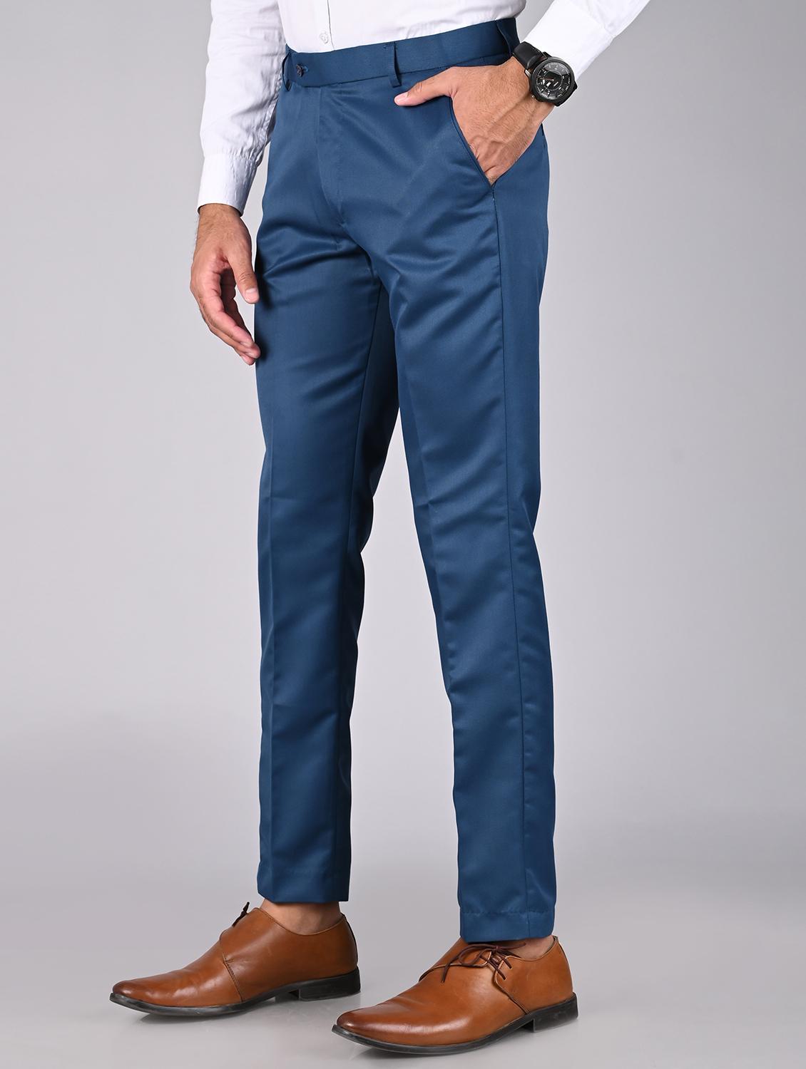 combo pack of 2 flat front trousers - 19872938 - Standard Image - 5