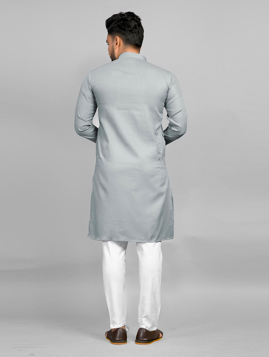 pack of 2 multi colored solid kurtas - 19895928 - Zoom Image - 4