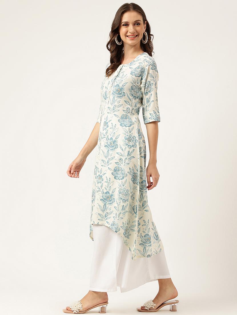 women's straight kurta - 19948917 - Standard Image - 2