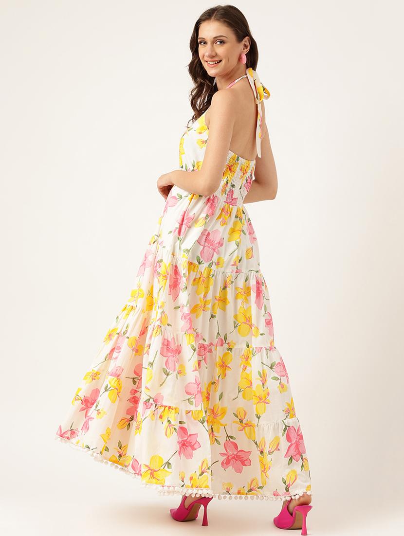 women's tiered floral dress - 19957279 - Standard Image - 4