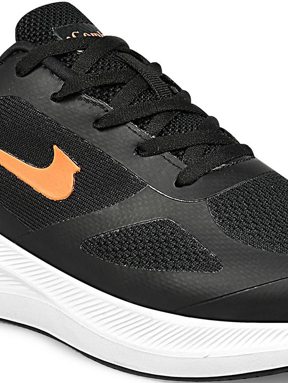black mesh lace up sport shoe - 19977319 - Zoom Image - 1