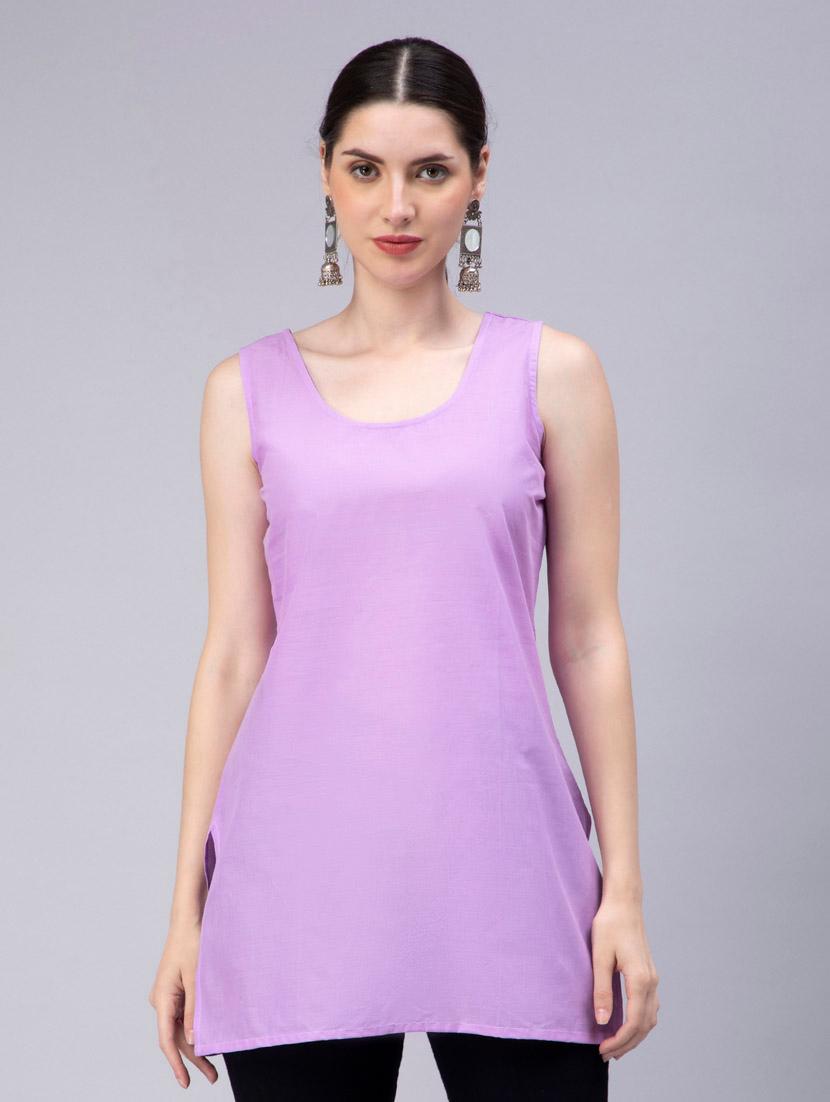 women round neck chikankari kurti - 20014395 - Standard Image - 4