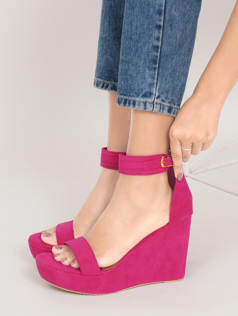 pink ankle strap sandal - 20018166 - Zoom Image - 4
