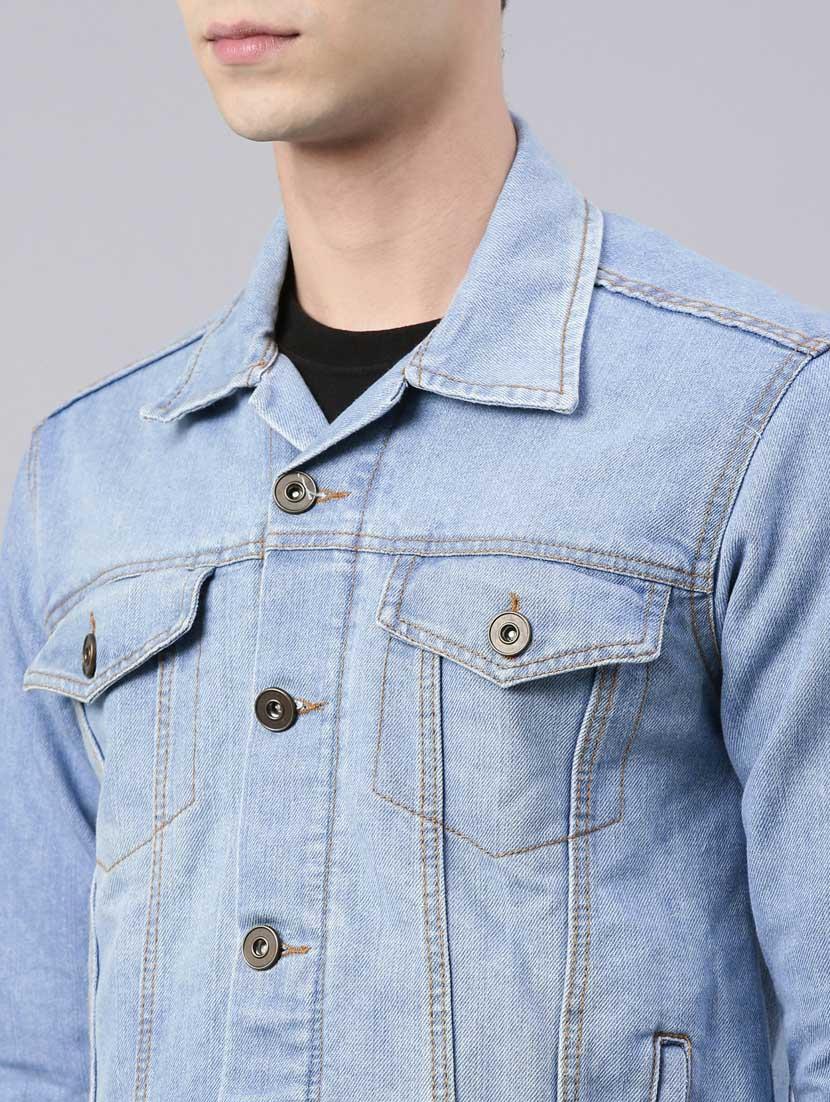 cinocci cotton blue jacket - 20022580 - Zoom Image - 5