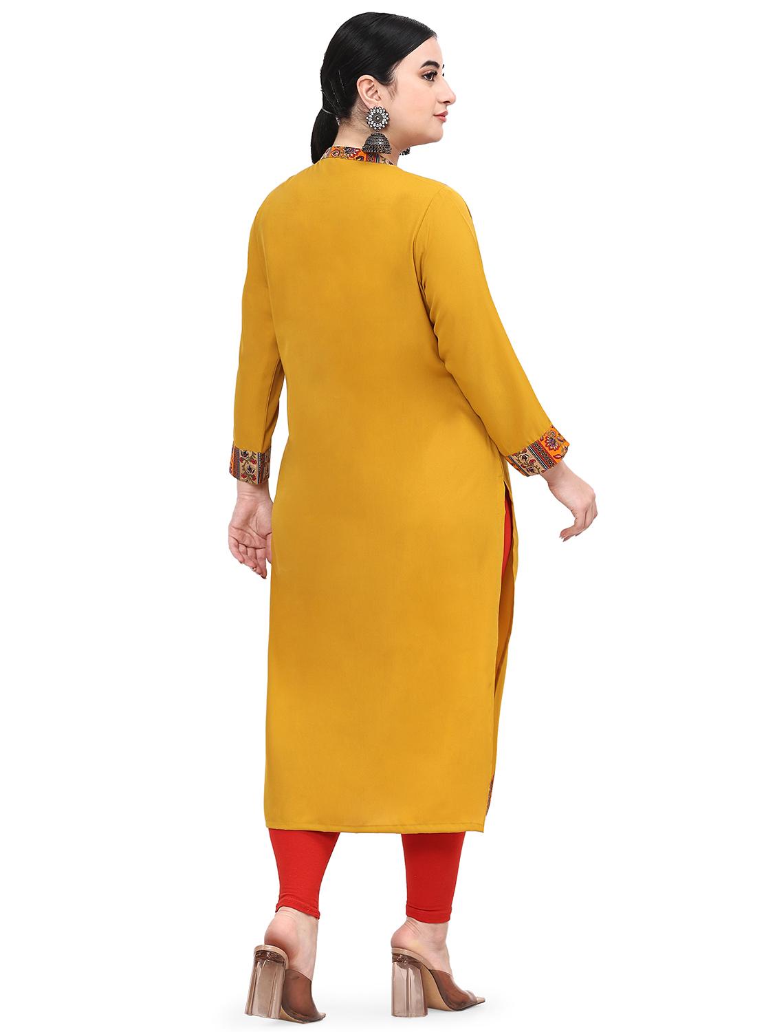 women's straight kurta - 20033107 - Zoom Image - 2