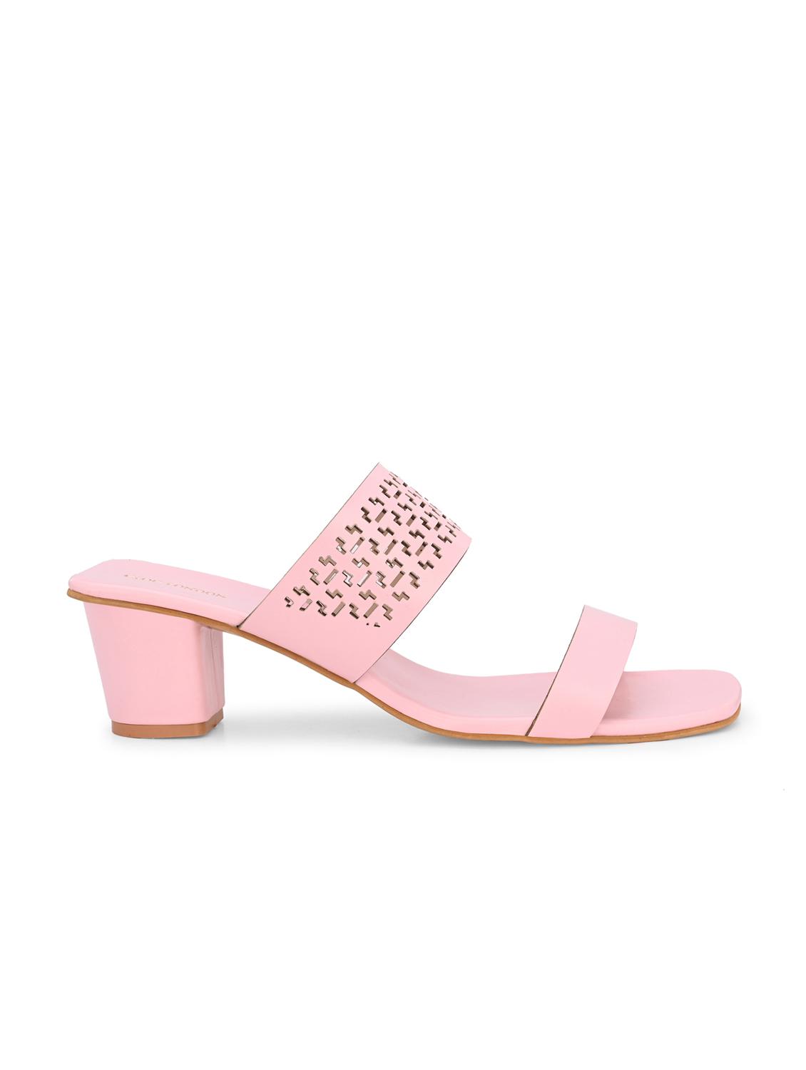pink synthetic slip on sandals - 20059829 - Zoom Image - 3
