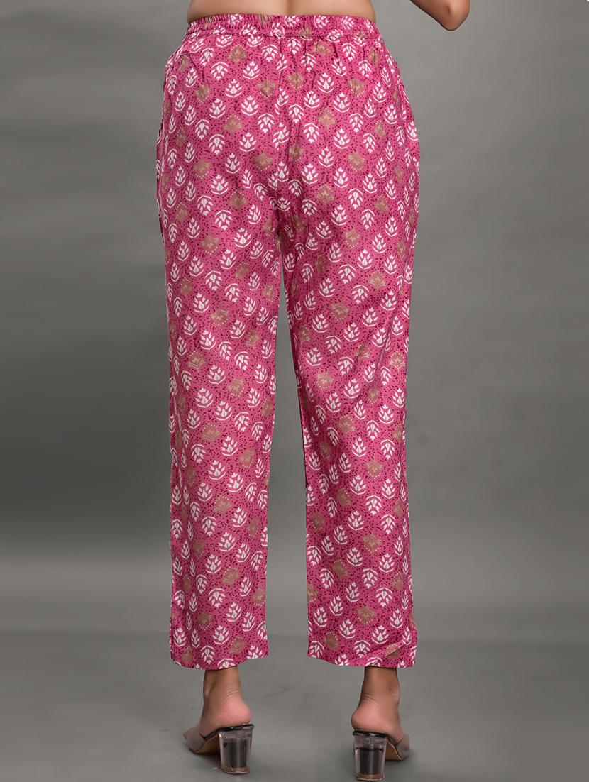round neck printed top and trouser set - 20071230 - Zoom Image - 4
