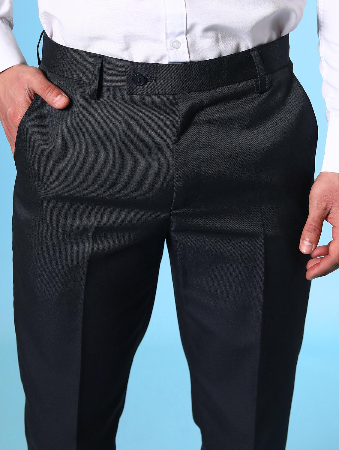 pack of 2 solid formal trousers - 20072504 - Standard Image - 4