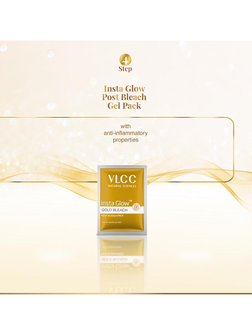 vlcc insta glow gold bleach - 30 g ( pack of 6 ) - 20088101 - Standard Image - 3