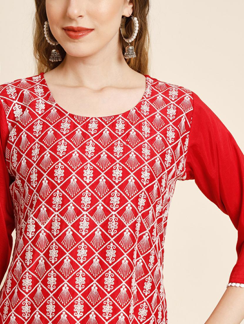 women's straight kurta - 20098310 - Zoom Image - 5