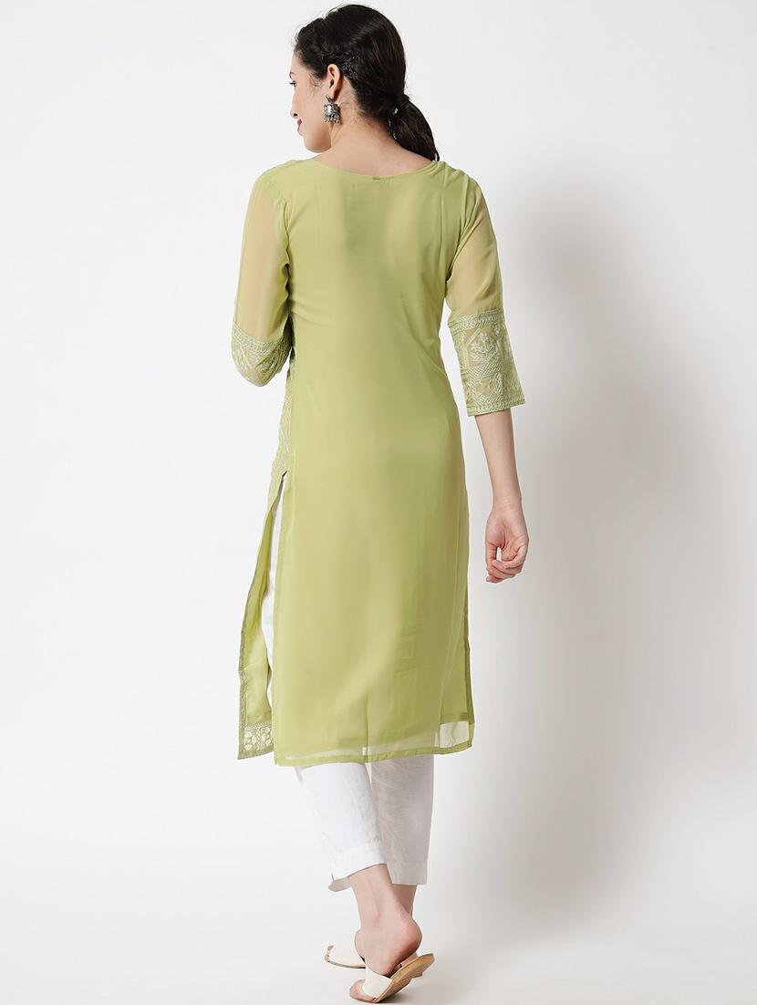 women's straight kurta - 20098329 - Zoom Image - 4