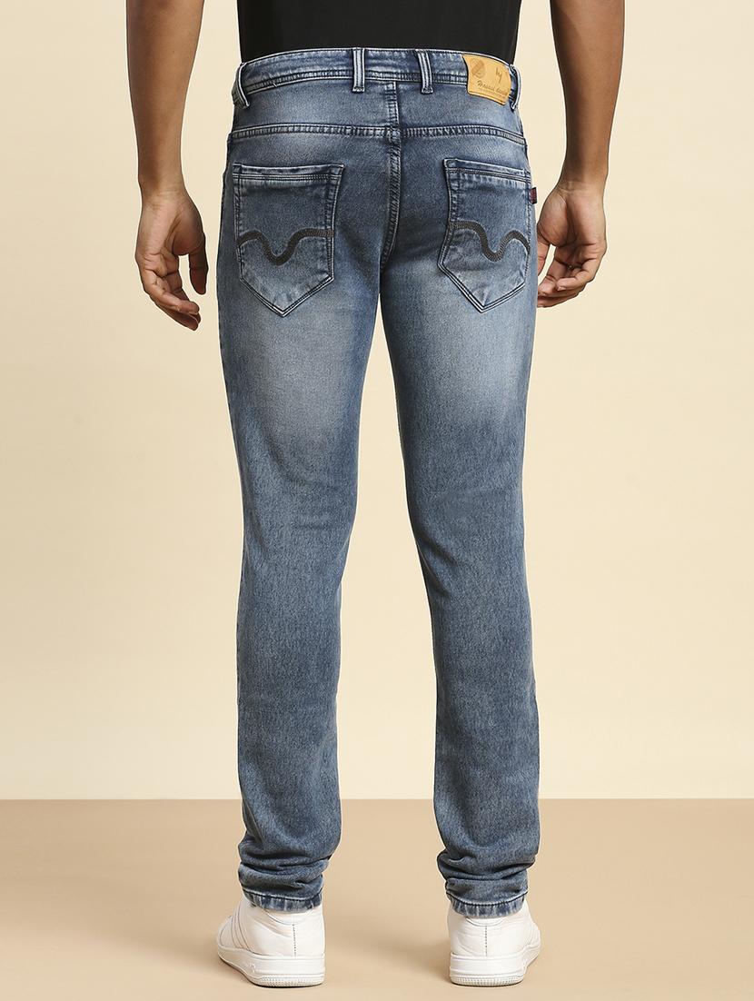 mens skinny fit plain jeans - 20099569 - Zoom Image - 3