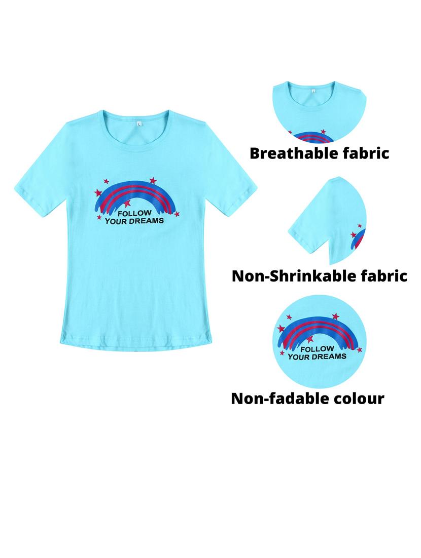 pack of 4 round neck printed tees - 20100633 - Zoom Image - 3