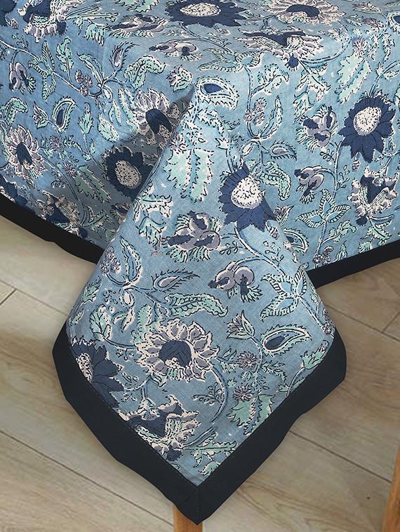 indhome life pure cotton abstract pattern jaipuri style 6 seater dining table cloth cover - 20122009 - Standard Image - 2