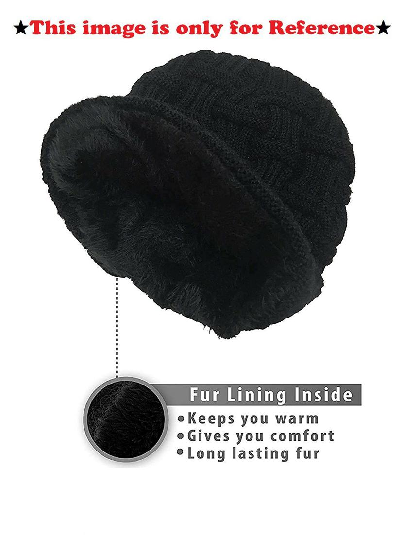 self design beanie cap - 20168363 - Standard Image - 3