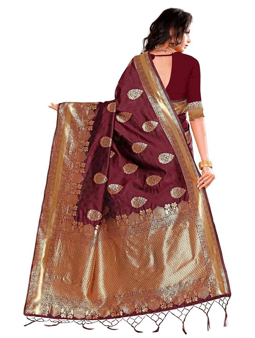 women's banarasi saree - 20175654 - Zoom Image - 2