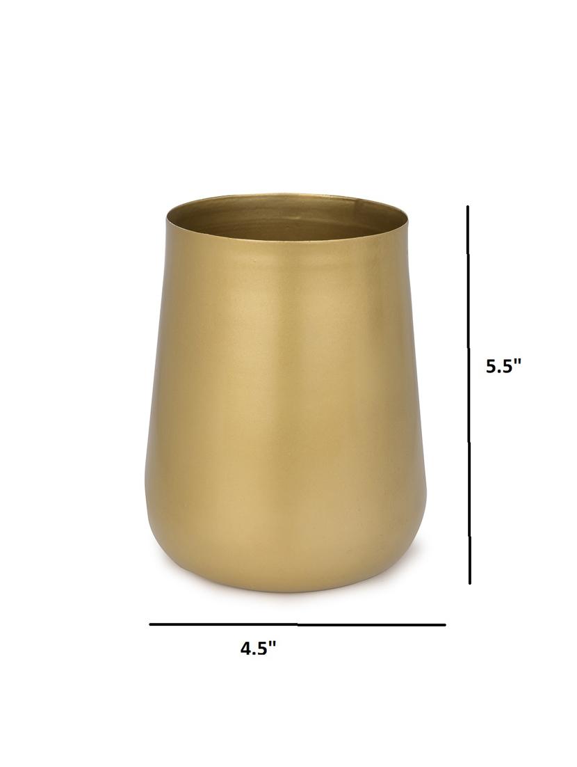 gold blossom planter - 20194049 - Standard Image - 3