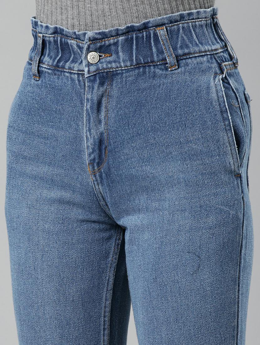 women's plain slouchy jeans - 20249702 - Standard Image - 7