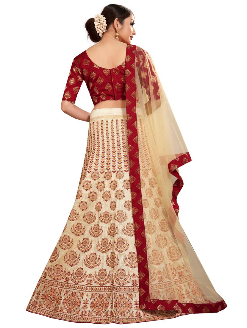 multi colored flared lehenga - 20255926 - Zoom Image - 2