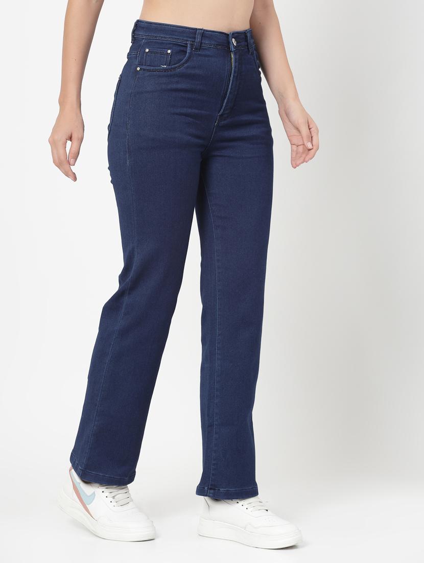 women's plain bootcut jeans - 20273287 - Standard Image - 2